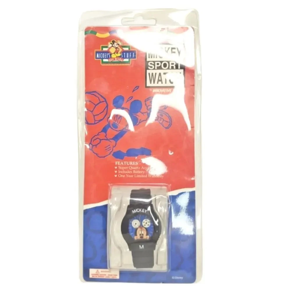 Vintage Disney Mickey Mouse Kids Sport Watch